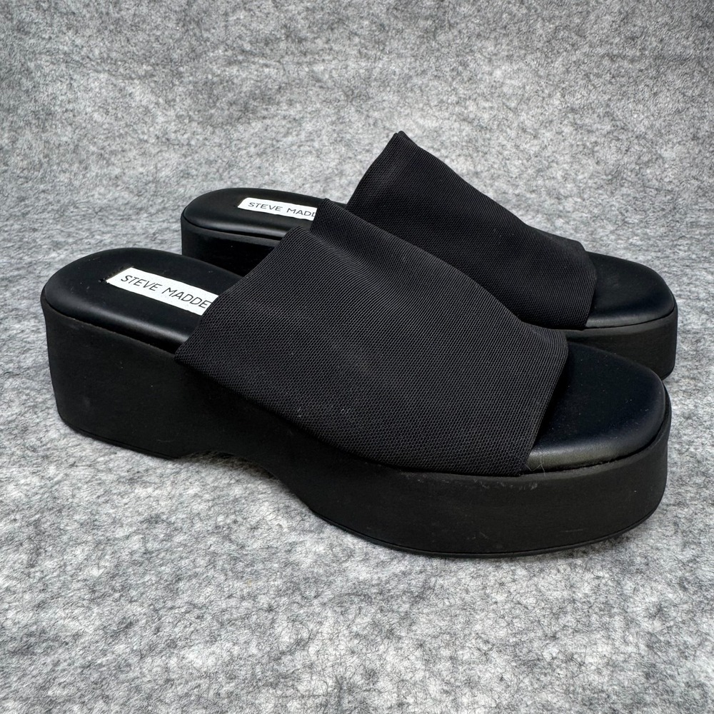 Steve Madden Slinky 90s Y2K Iconic Platform Sandals Womens Size 38 Italy Shoes